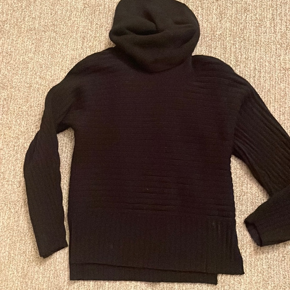 Anthropologie Moth black turtleneck sweater top XS